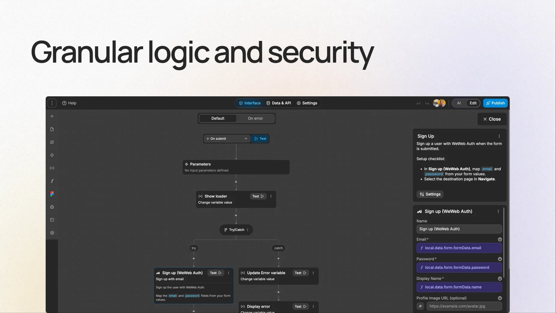 WeWeb 3.0 screenshot 3