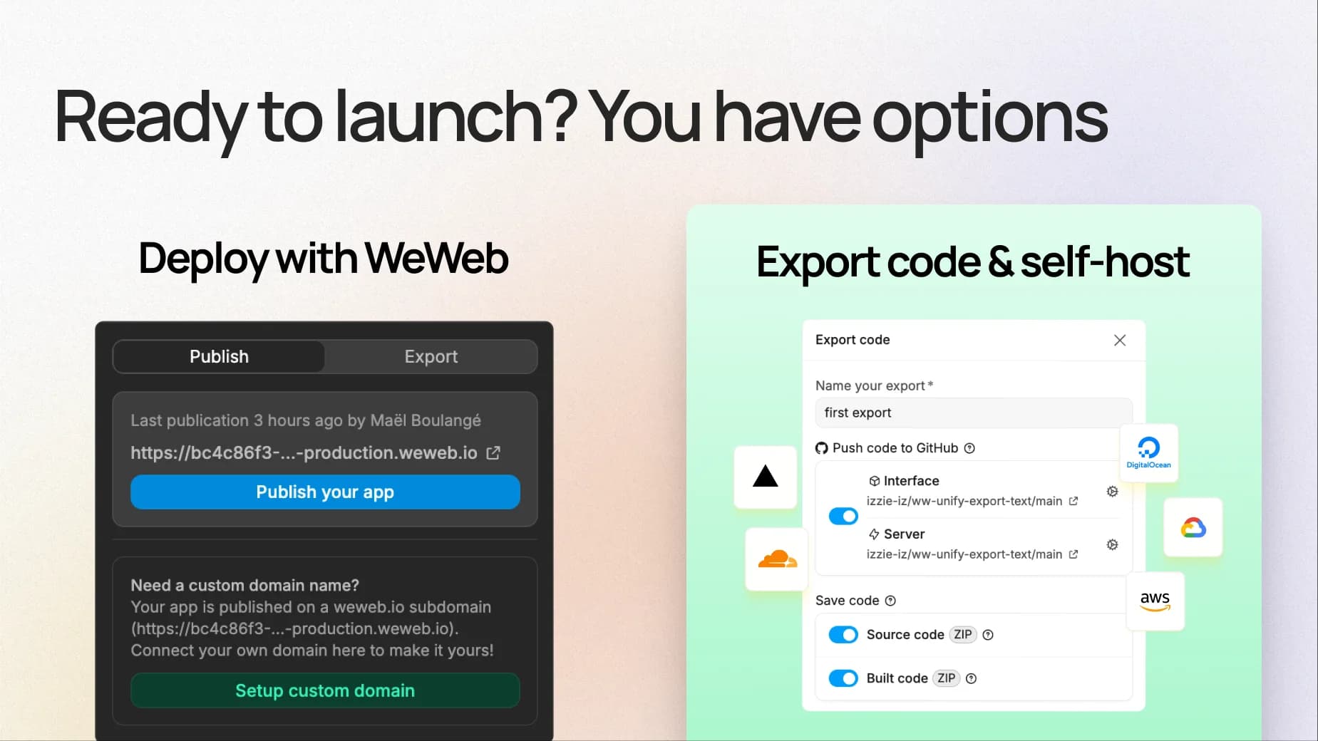 WeWeb 3.0 screenshot 4