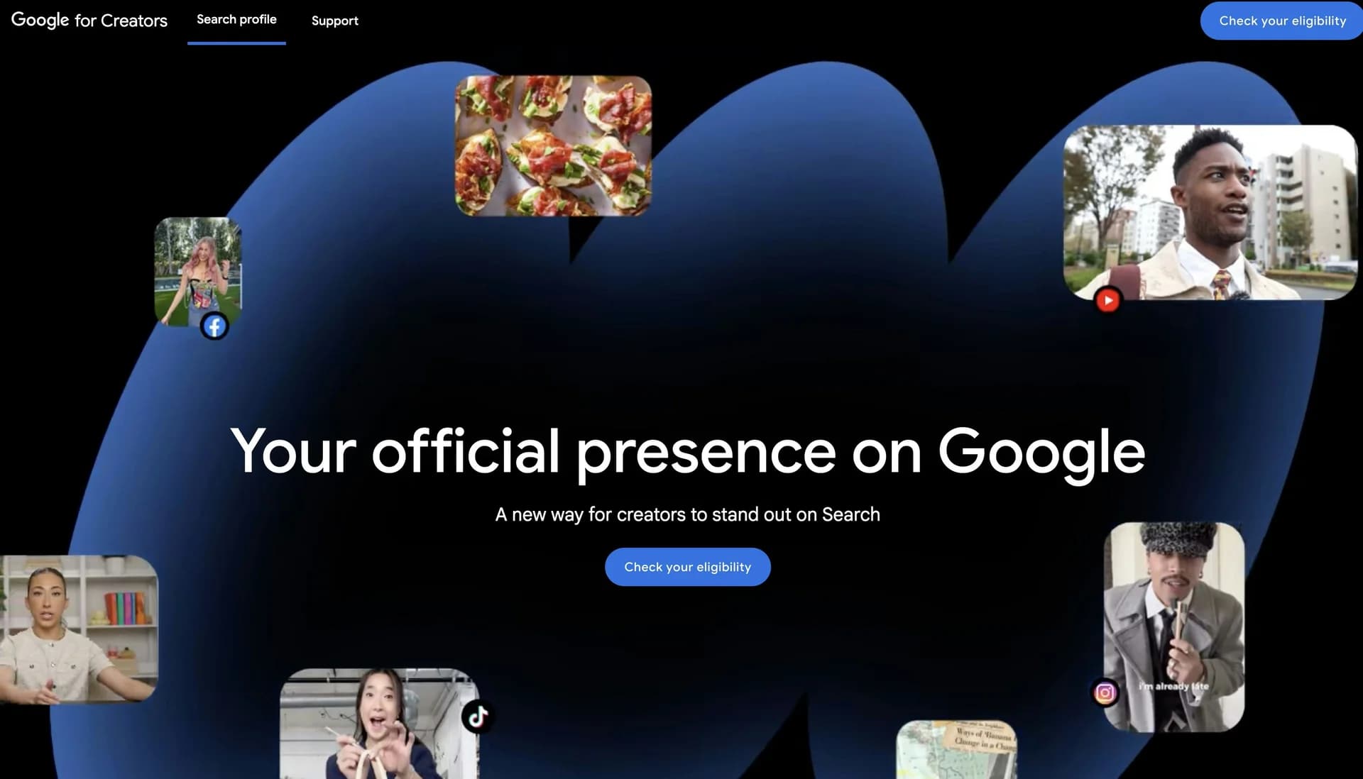 Google Search Profiles screenshot 1