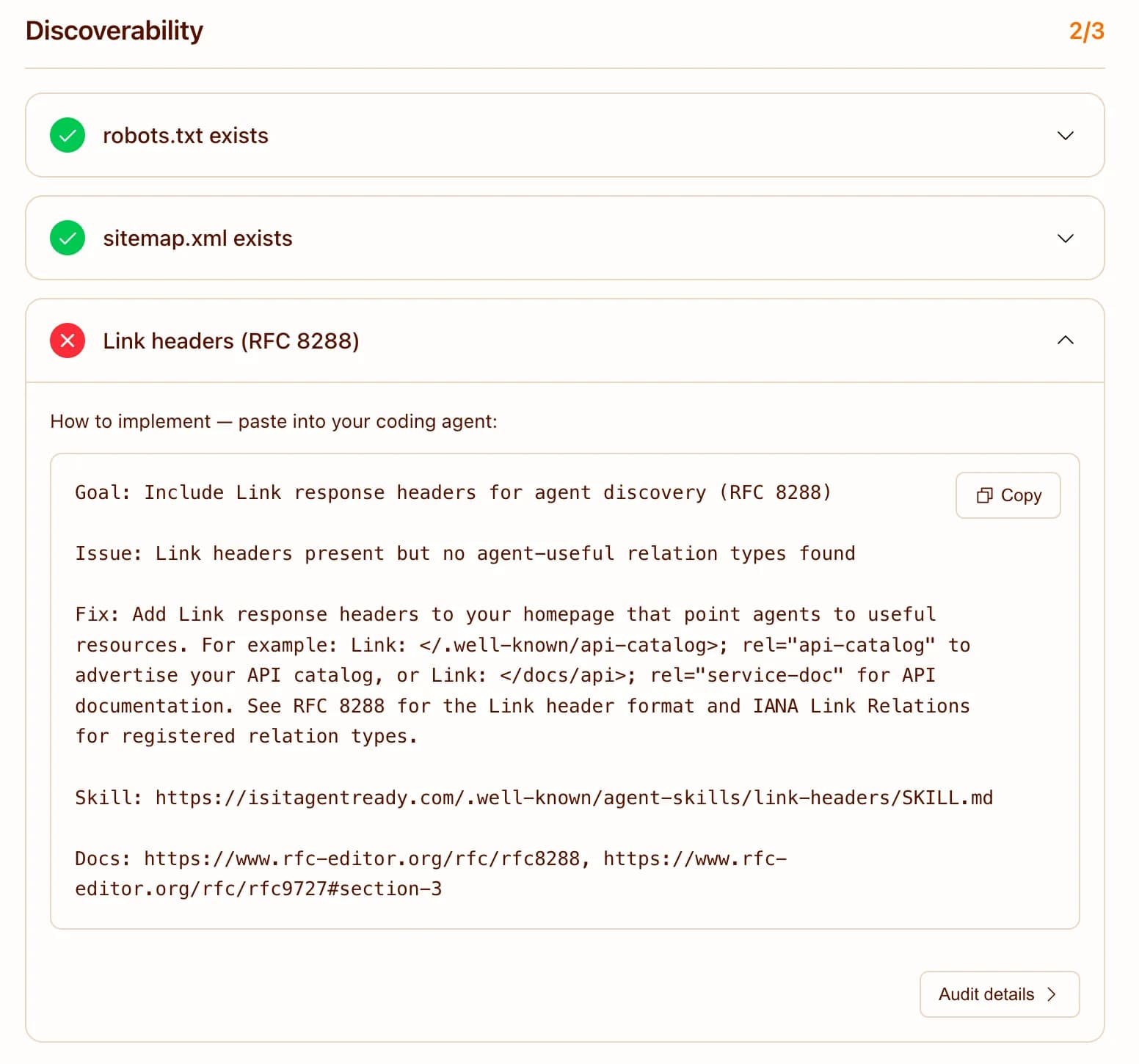 Is Your Site Agent-Ready? by Cloudflare screenshot 4