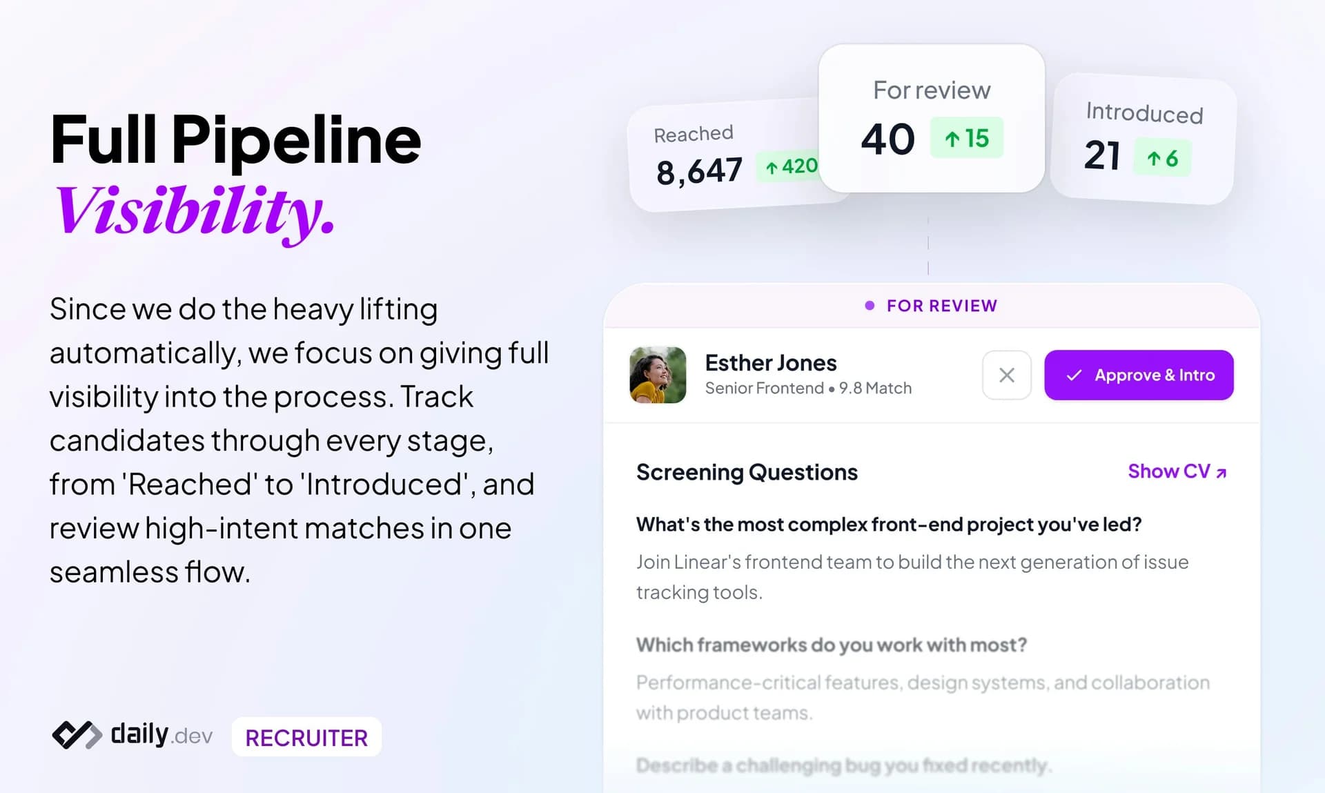 daily.dev Recruiter screenshot 6