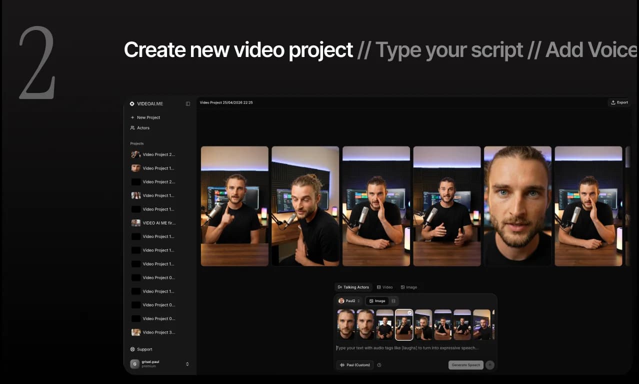 VIDEO AI ME screenshot 2