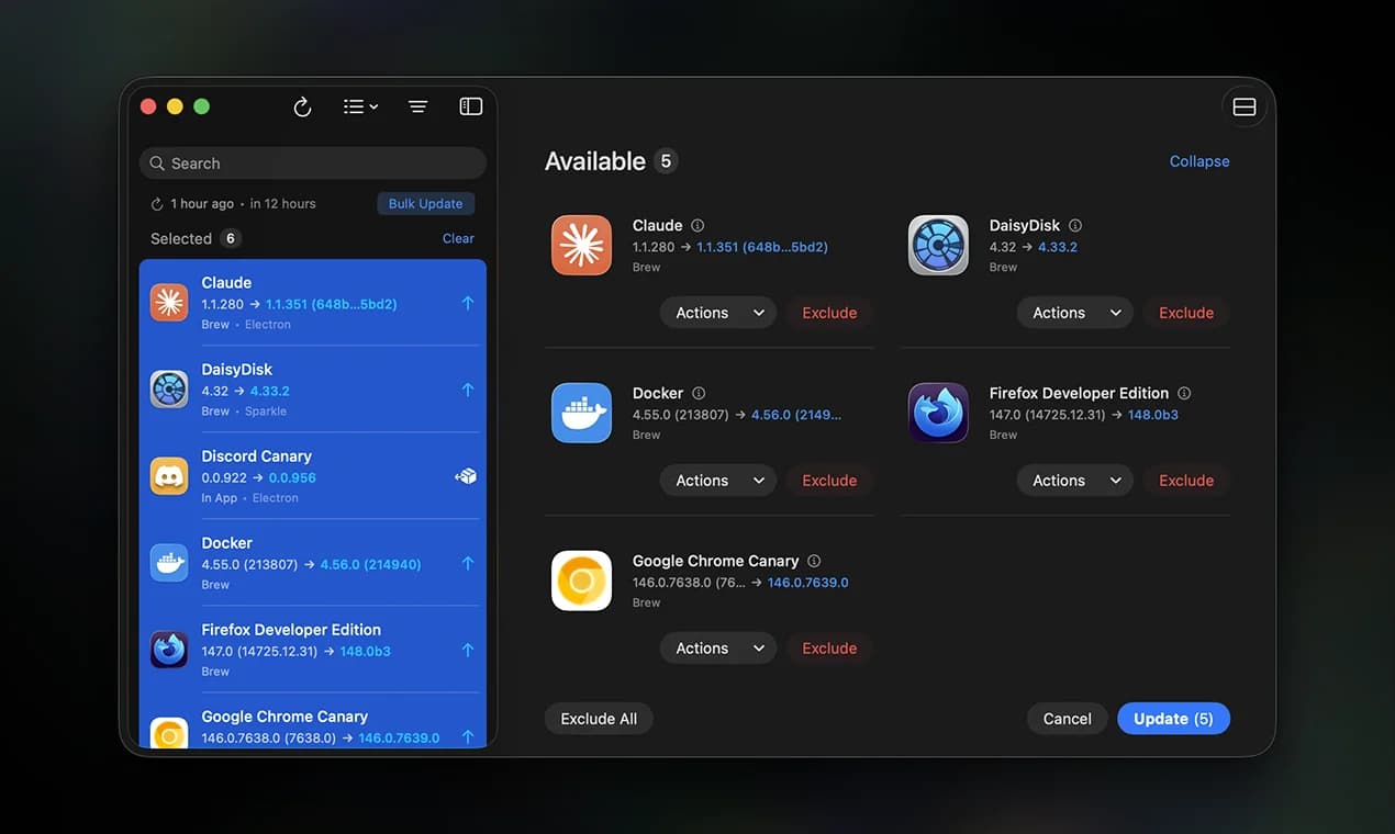 Updatest screenshot 2