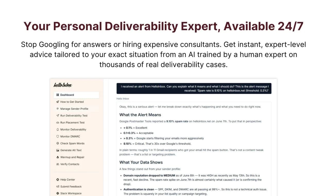 Hello Inbox screenshot 2
