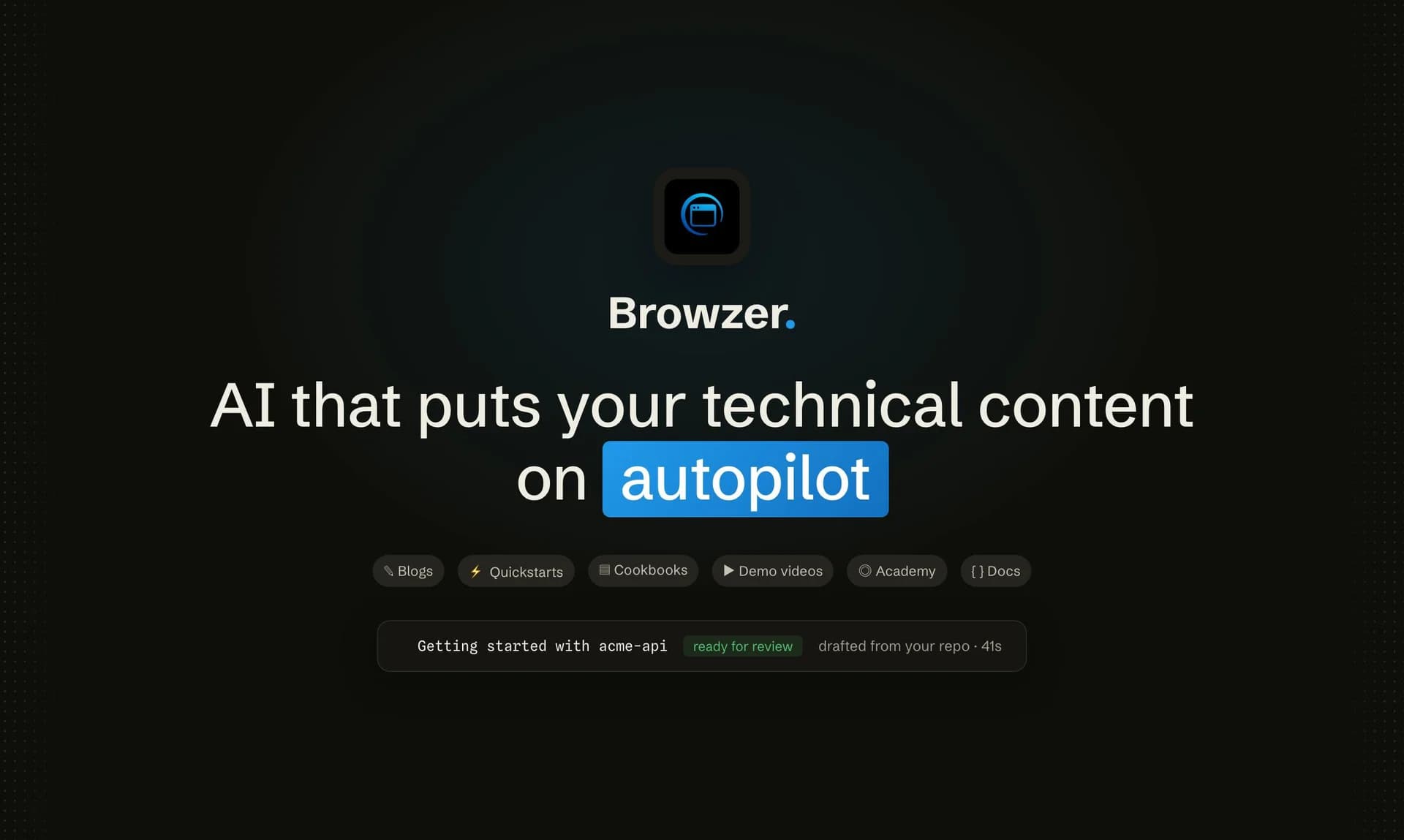 Browzer screenshot 1