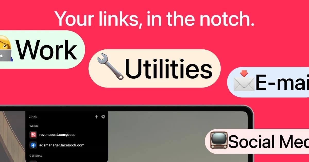 LinkNotch screenshot 1