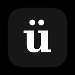 Umlaut Letters logo