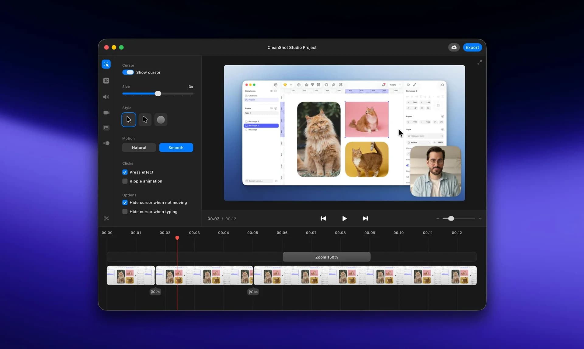 CleanShot 5.0 with Studio Mode screenshot 1