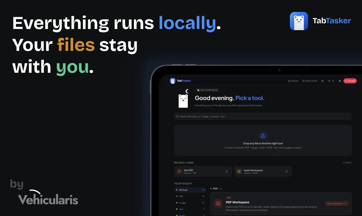 TabTasker screenshot 1